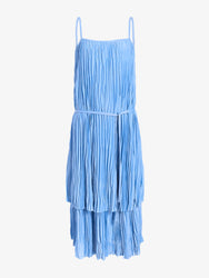 Proenza Schouler Still Life image of Clyne Dress in Pleated Jersey in Pool