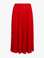 Proenza Schouler Still Life image of Rosalyn Skirt in Pleated Jersey in Dark Poppy