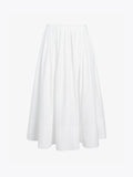 Proenza Schouler Still Life image of Austin Skirt In Cotton Sateen in White