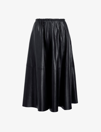 Proenza Schouler Still Life image of Cece Skirt in Lightweight Nappa in Black