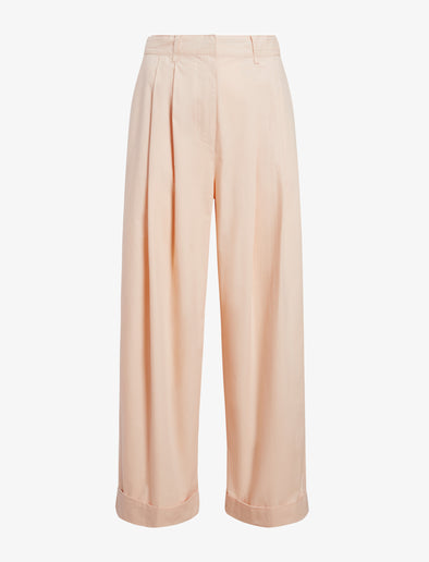 Proenza Schouler Still Life image of Kyle Pant in Brushed Poplin in Light Rose