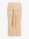 Proenza Schouler Still Life image of Phelan Knit Skirt in Linen Twist in Light Wheat