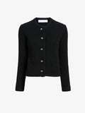 Proenza Schouler Still Life image of Wilson Knit Jacket in Dry Rib in Black