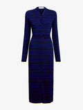 Proenza Schouler flat image of Ivanna Dress in Mirco Check in Ink/Black