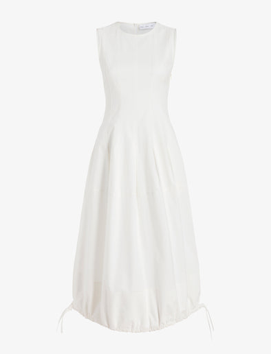 Proenza Schouler Still Life image of Marley Dress in Brushed Poplin in White