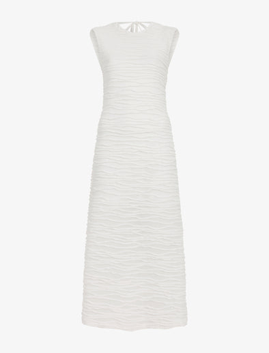 Proenza Schouler Still Life image of Laura Dress in Textured Cotton in White
