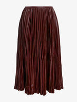Proenza Schouler Still Life image of Rosalyn Skirt in Faux Leather in Oxblood