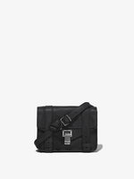 Front view of PS1 Mini Crossbody Bag in black