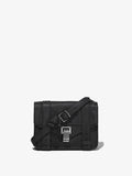 Front view of PS1 Mini Crossbody Bag in black