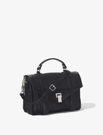 Side image of PS1 Medium Bag in BLACK