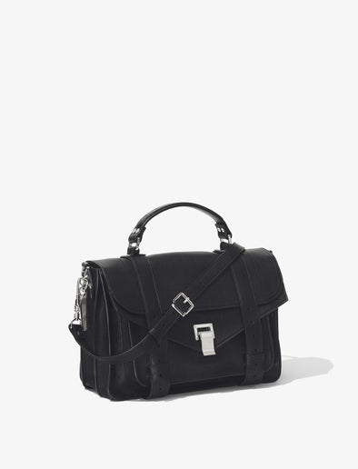 Side image of PS1 Medium Bag in BLACK