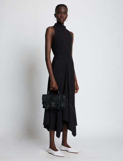 Proenza Schouler Crinkled Patent PS1 Tiny Bag in Black – Hampden Clothing