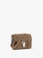 Side image of PS1 Mini Crossbody Bag in LIGHT TAUPE