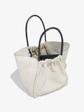 Interior image of XL Ruched Tote in CLAY