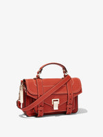 Side image of Topstitch PS1 Tiny Bag in CEDAR