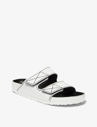 Proenza Schouler front 3/4 image of Arizona PS EXQ NL Birkenstock collaboration in White