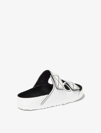 Proenza Schouler back 3/4 image of Arizona PS EXQ NL Birkenstock collaboration in White