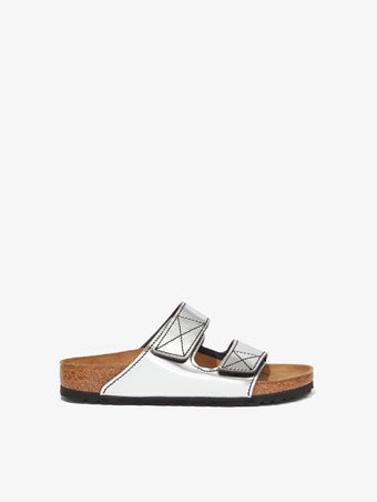 Proenza Schouler side image of Arizona PS NL Birkenstock collaboration in Silver