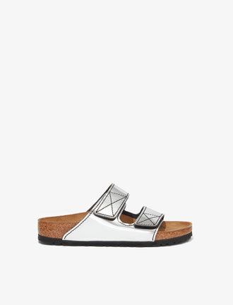 Proenza Schouler side image of Arizona PS NL Birkenstock collaboration in Silver
