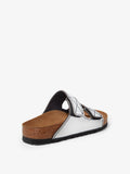 Proenza Schouler back 3/4 image of Arizona PS NL Birkenstock collaboration in Silver