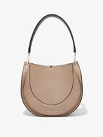 Front image of Arch Shoulder Bag in LIGHT TAUPE.jpg