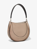 Side image of Arch Shoulder Bag in LIGHT TAUPE.jpg