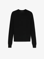 Still Life image of Eco Superfine Merino Sweater in BLACK