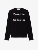 Still Life image of Logo Long Sleeve T-Shirt in BLACK