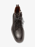 Aerial image of Lug Sole Combat Boots in Black