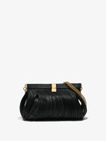 Back image of Rolo Frame Clutch in BLACK