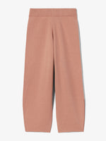 Flat image of Cashmere Blend Sweatpants in rose/burgundy