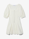 Still Life image of Cotton Linen Mini Dress in OFF WHITE