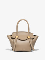 Front image of Small Pipe Bag in LIGHT TAUPE