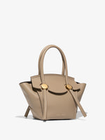 Side image of Small Pipe Bag in LIGHT TAUPE