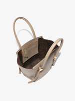 Interior image of Small Pipe Bag in LIGHT TAUPE