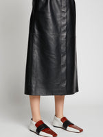 Proenza Schouler image of model wearing quad loafers in white