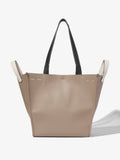 Front image of XL Mercer Leather Tote in CLAY