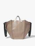 Interior image of XL Mercer Leather Tote in CLAY