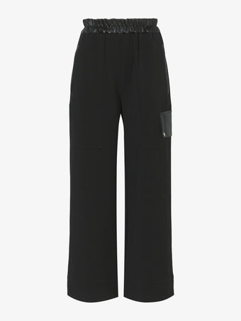 Still Life image of Crepe Wide Leg Pants in BLACK