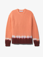 Still Life image of Rib Knit Dip Dye Sweater in SALMON MULTI