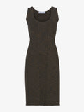 Still Life image of Melange Rib Tank Dress in CAMEL/BLACK