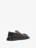 Back 3/4 image of Square Loafers in BLACK