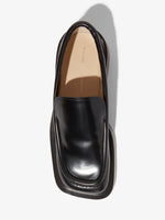 Aerial image of Square Loafers in BLACK