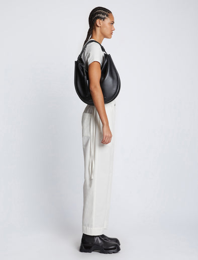 Proenza Schouler White Label Baxter Zip Leather Hobo Bag