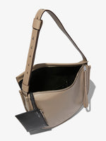 Interior image of Baxter Leather Bag in CLAY