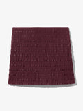 Still Life image of Faux Leather Smocked Mini Skirt in PLUM