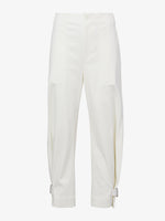 Still Life image of Cotton Twill Tapered Pants in OFF WHITE