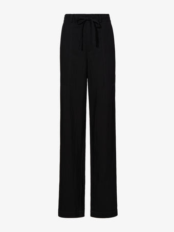 Still Life image of Drapey Suiting Drawstring Pants in BLACK