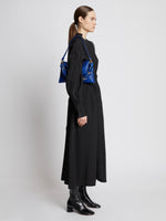 Image of model wearing Braid Bag in ULTRAMARINE