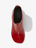 Aerial image of Patent Glove Boots in Red